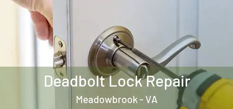 Deadbolt Lock Repair Meadowbrook - VA